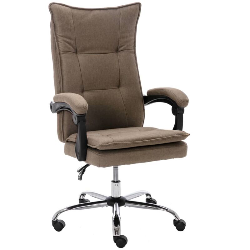 

Silla de oficina de tela gris taupé