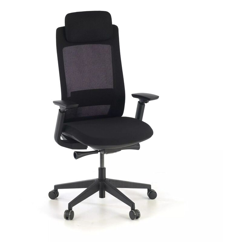

Silla de oficina ergonómica Reflect Black, negra - negro