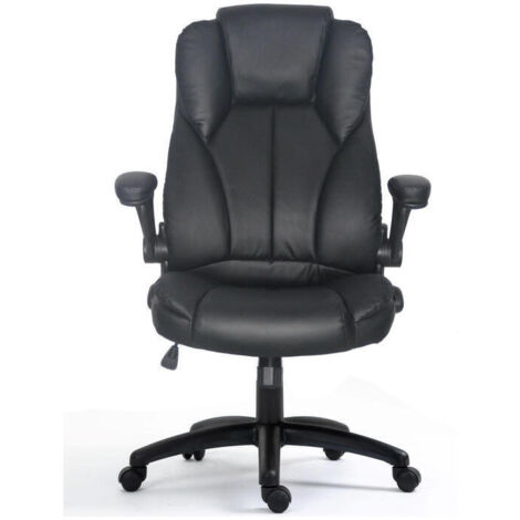 SILLA DE OFICINA ERGONOMICA EQUIP COLOR NEGRO RECUBRIMIENTO PU DE ALTA CALIDADDISEÑO ERGONOMICO