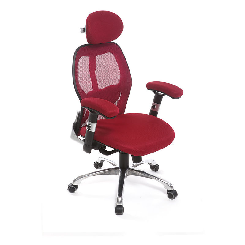 

Silla de oficina ergonómica roja Ultimate v2 plus