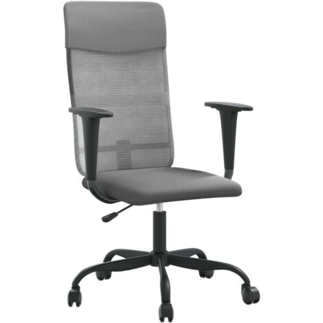 Silla de oficina/estudio/ordenador regulable en altura color gris 020024067