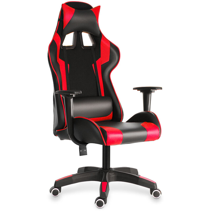 

Silla de oficina Gamer Gaming Racing Chair Rojo LAVENTE