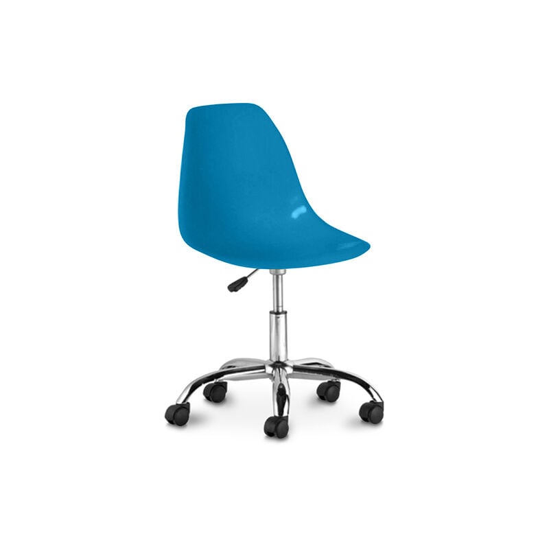 

Silla de oficina giratoria con ruedas - Denisse Azul oscuro
