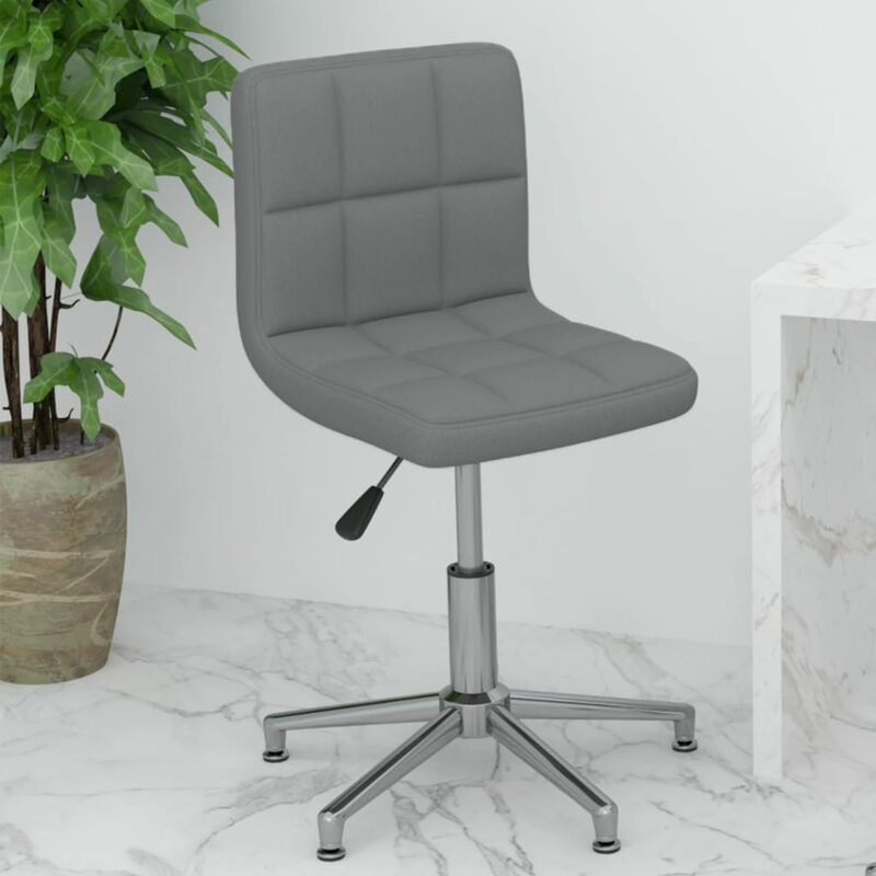 

Silla de oficina giratoria de cuero sintético gris