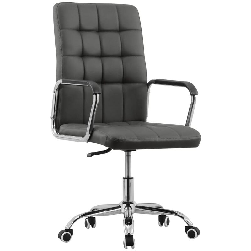 

Silla de oficina giratoria de tela gris antracita