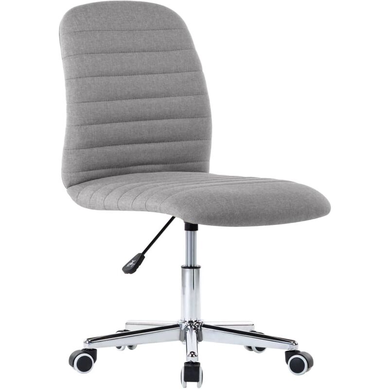 

Silla de oficina giratoria de tela gris claro