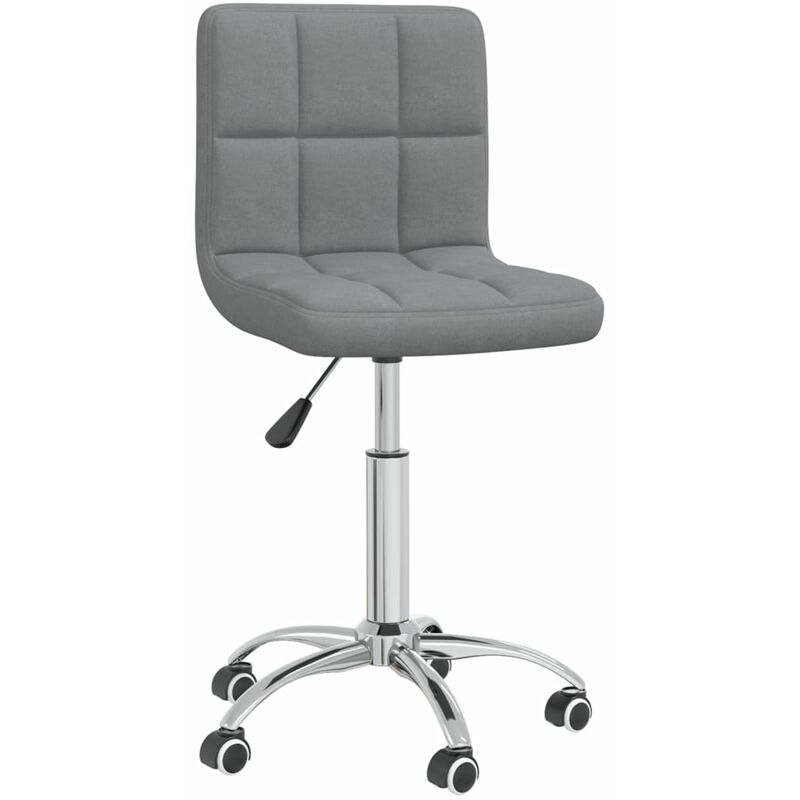 

Silla de oficina giratoria de tela gris claro