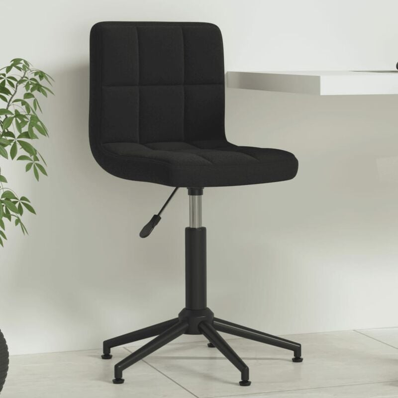 

Silla de oficina giratoria de terciopelo negro