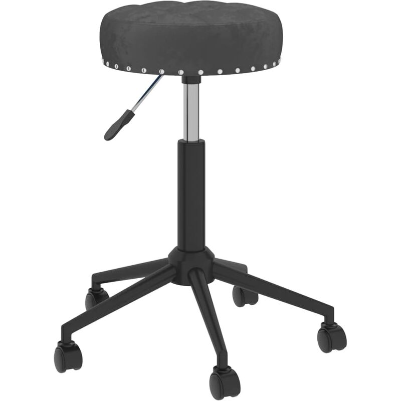 

Silla de oficina giratoria de terciopelo negro