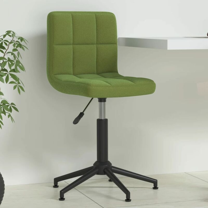 

Silla de oficina giratoria de terciopelo verde claro