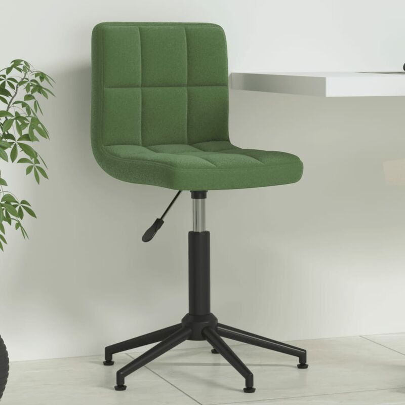 

Silla de oficina giratoria de terciopelo verde oscuro