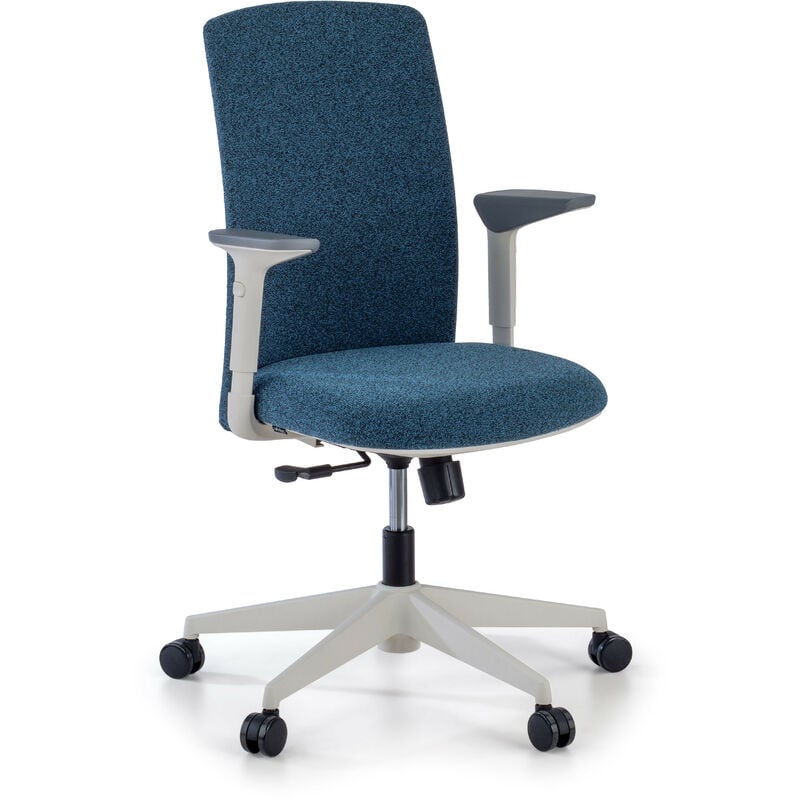 

Silla de oficina giratoria Eden white brazos ajustables azul - azul