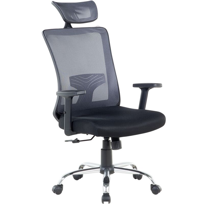 

Silla de oficina giratoria gris/negro NOBLE