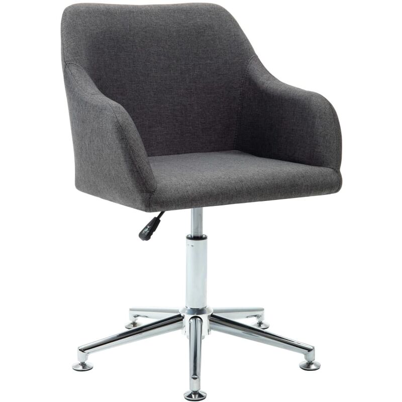 

Silla de oficina giratoria tela gris oscuro
