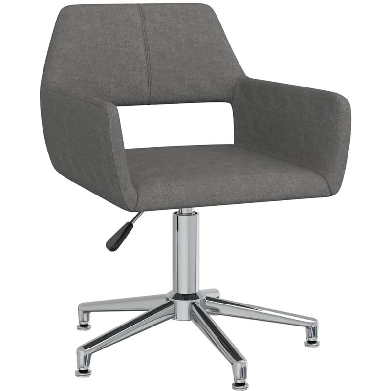 

Silla de oficina giratoria tela gris oscuro