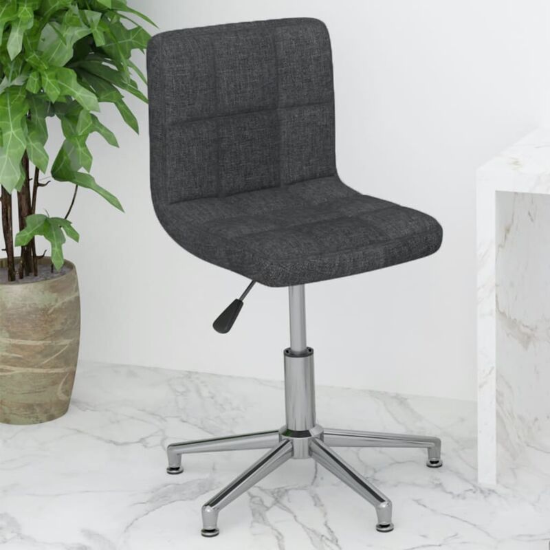 

Silla de oficina giratoria tela gris oscuro