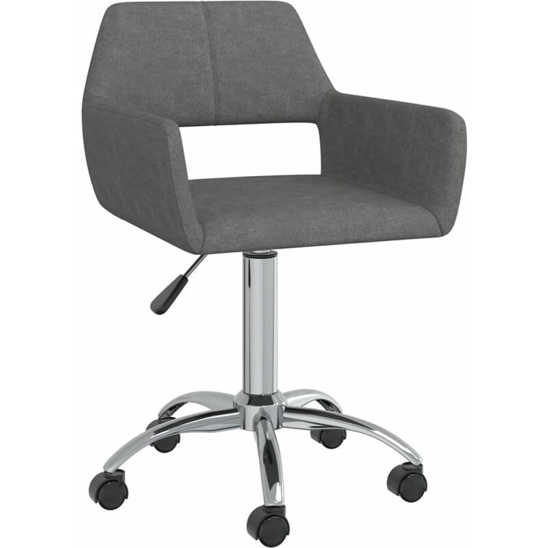 

Silla de oficina giratoria tela gris oscuro