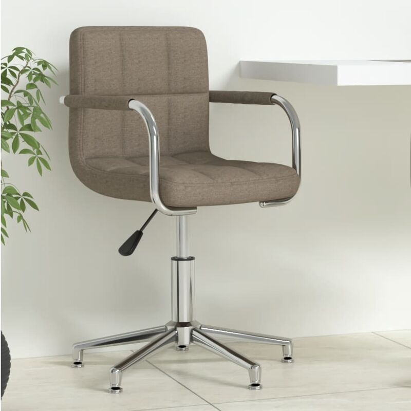 

Silla de oficina giratoria tela gris taupé
