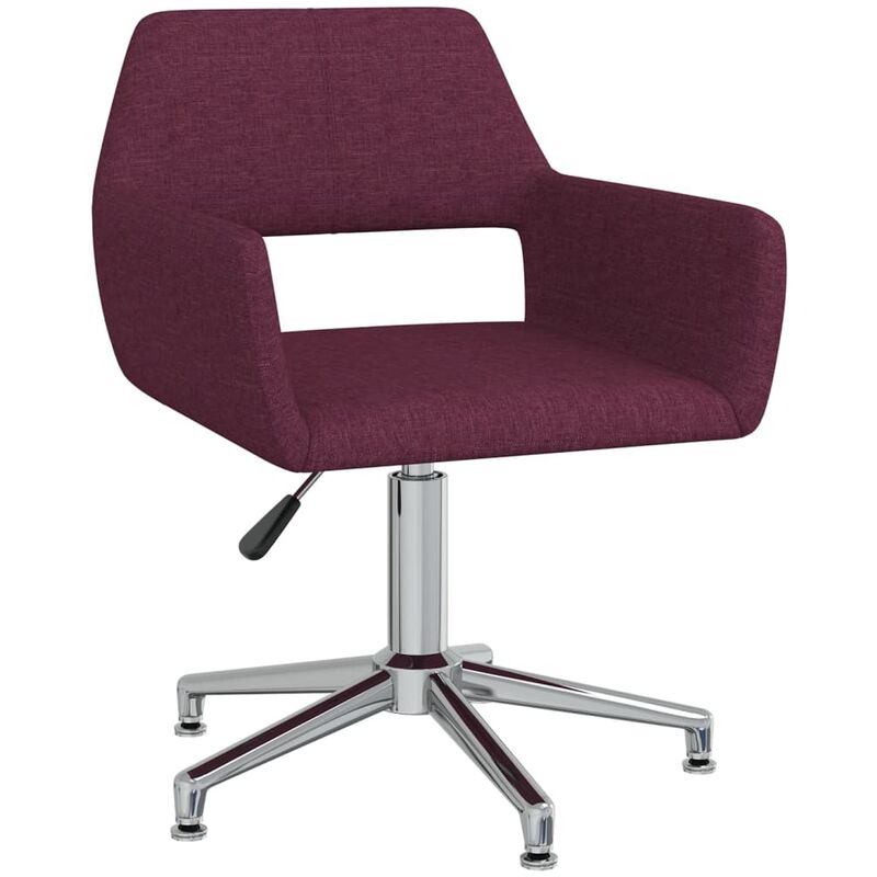 

Silla de oficina giratoria tela morada