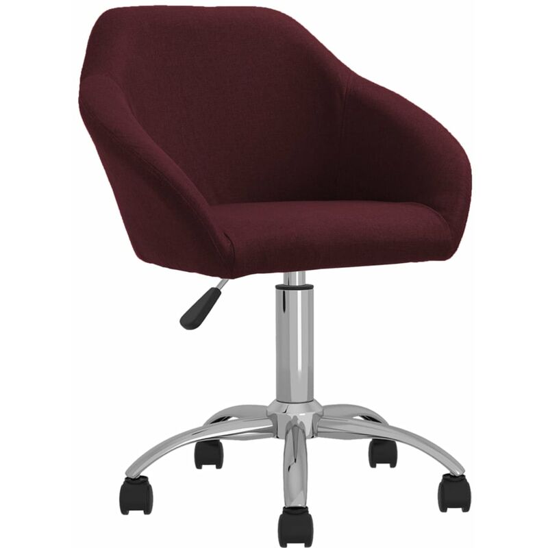 

Silla de oficina giratoria tela morada