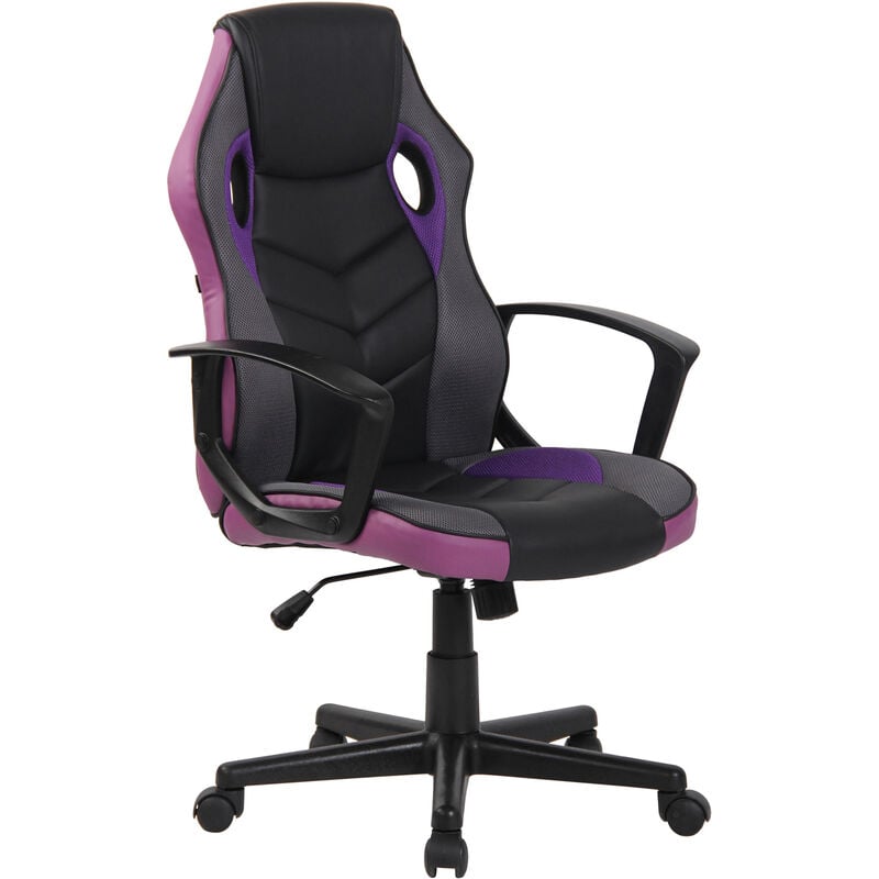 

Silla de oficina Glendale Negro/lila