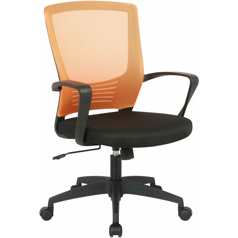 

CLP - Silla De Oficina Kampen En Microfibra Negro/naranja