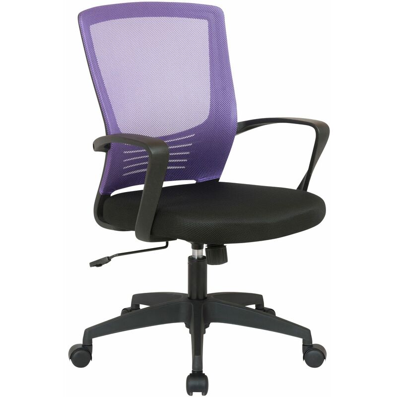 

CLP - Silla De Oficina Kampen En Microfibra Negro/lila