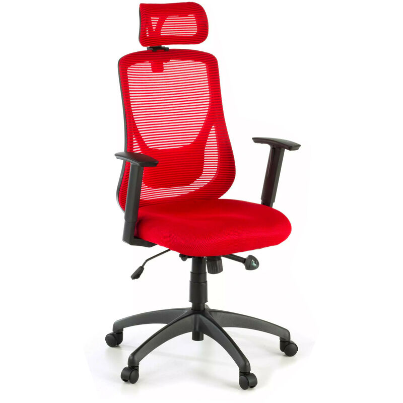 

Silla de oficina Lake, brazos ajustables red rojo - rojo