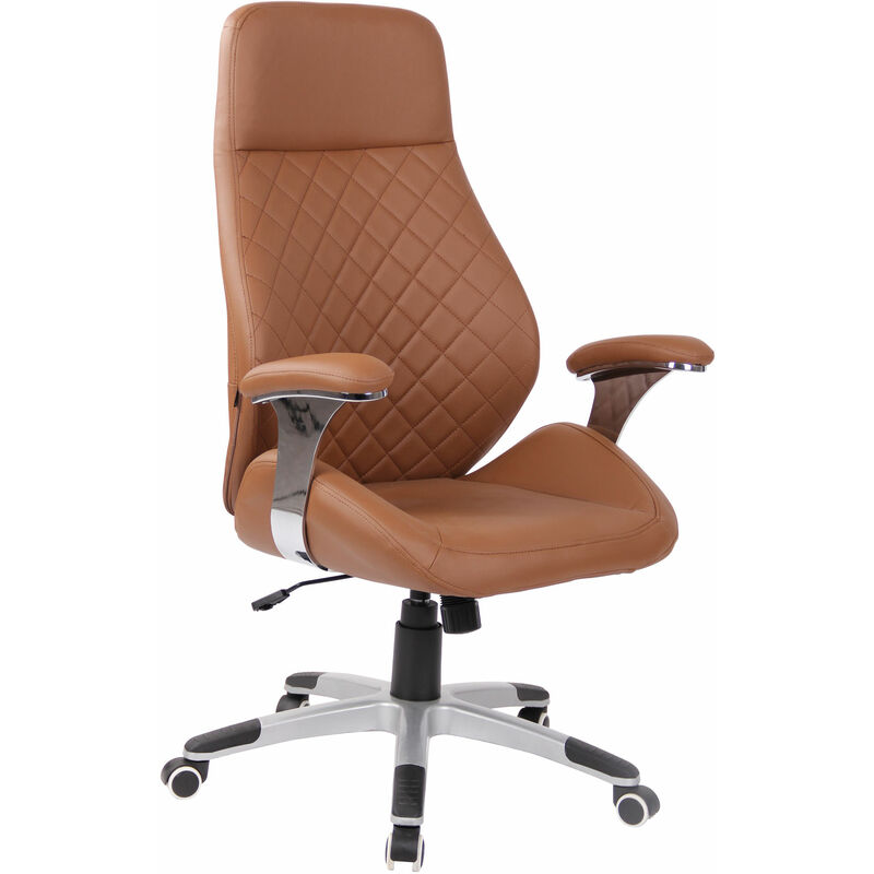 

Silla De Oficina Layton En Cuero Sintético o Cuero Auténtico Marrón Cuero sintético