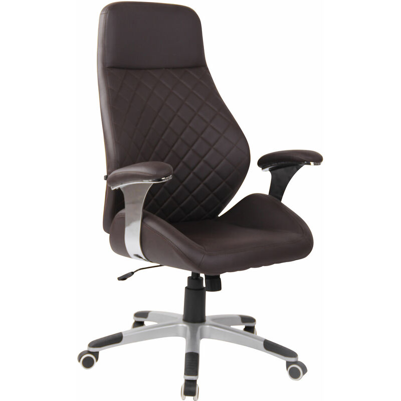 

CLP - Silla De Oficina Layton En Cuero Sintético o Cuero Auténtico Café Cuero sintético