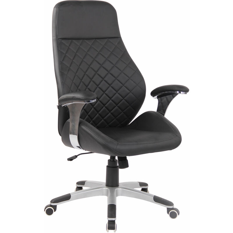 

CLP - Silla De Oficina Layton En Cuero Sintético o Cuero Auténtico Negro Cuero sintético