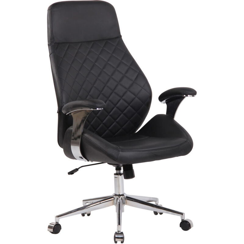 

Silla De Oficina Layton En Cuero Sintético o Cuero Auténtico Negro Cuero auténtico