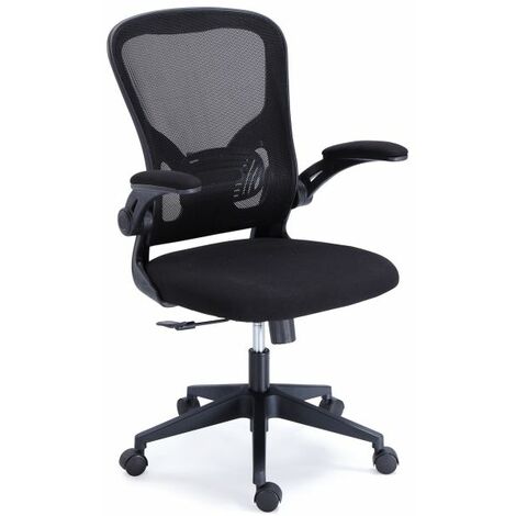 Silla de oficina Lexi Tejido Negro - Transpirable 64cm (ancho) x 98/108cm (alto)