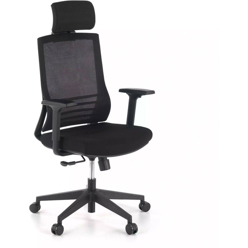 

Silla de oficina Magnum con reposacabezas red negra - negro