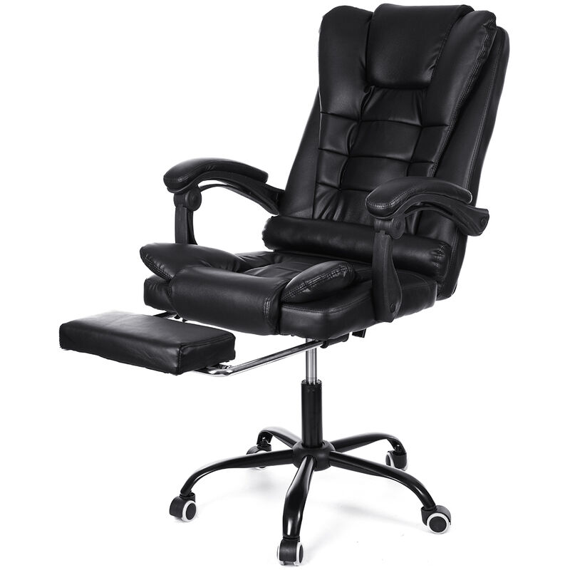 

Silla de Masaje para Oficina con Reposapiés, Sillón de Trabajo, Racing-Reclinable 135 ° Mohoo