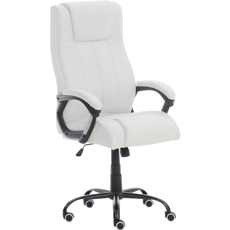 

CLP - Silla de Oficina Matador en Cuero Sintético Blanco