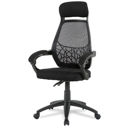Silla de oficina modelo MÃ¡laga en color negro