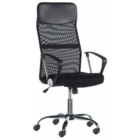 Silla de oficina negra Meeting