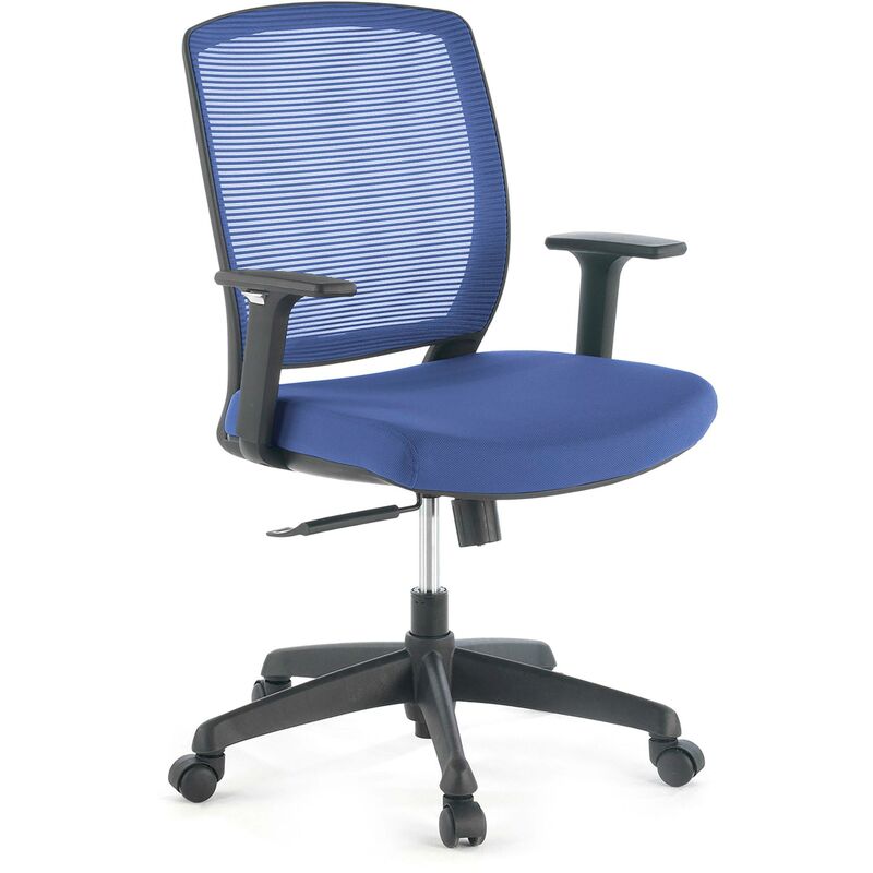 

Silla de oficina Nicole operativa, espuma inyectada azul - azul