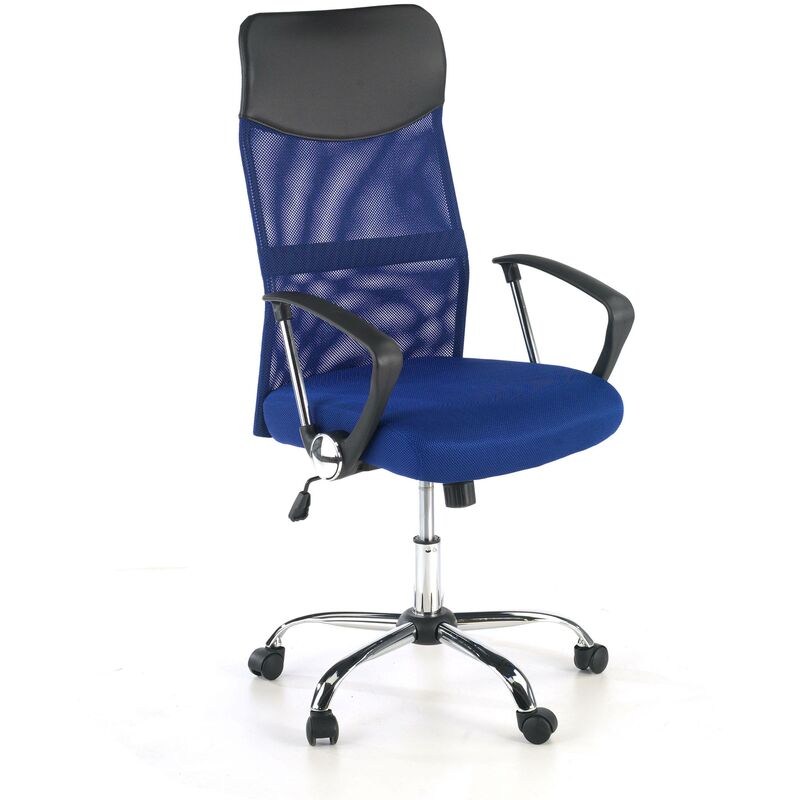 

Silla de oficina Nova, malla transpirable, acolchado azul - azul