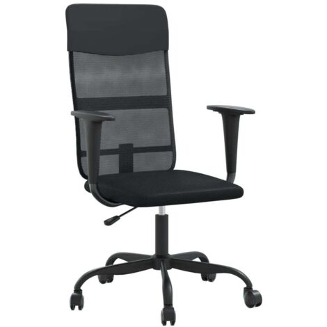 Silla de oficina/ordenador/estudio negra regulable en altura 020024071
