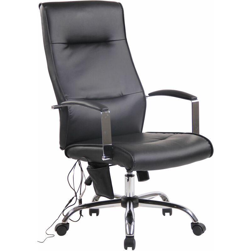 

CLP - Silla De Oficina Portland Con Función De Masaje Negro Cuero sintético