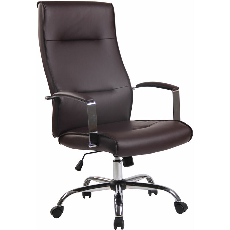 

CLP - Silla De Oficina Portland Marrón Cuero sintético