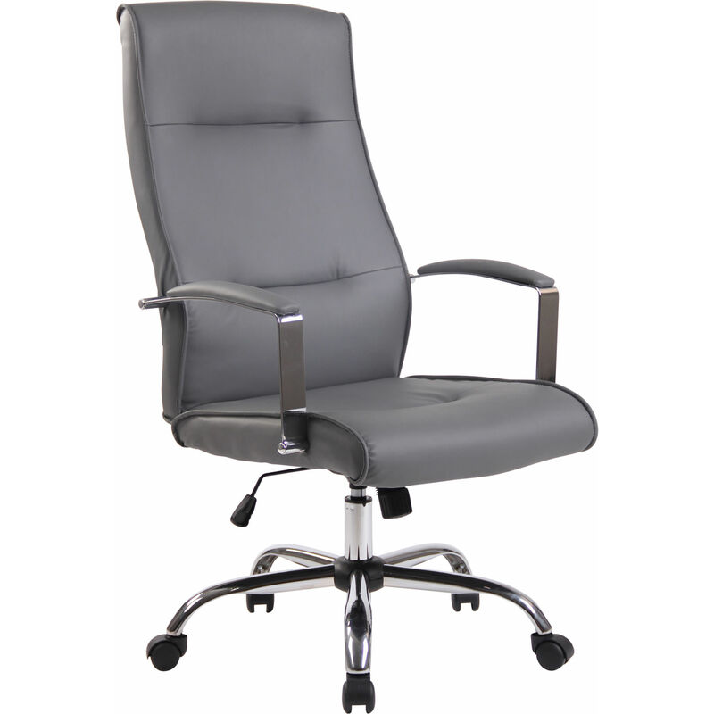 

CLP - Silla De Oficina Portland Gris Cuero sintético