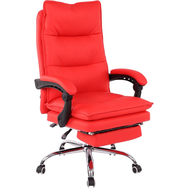 

CLP - Silla de Oficina Power en Cuero PU Rojo