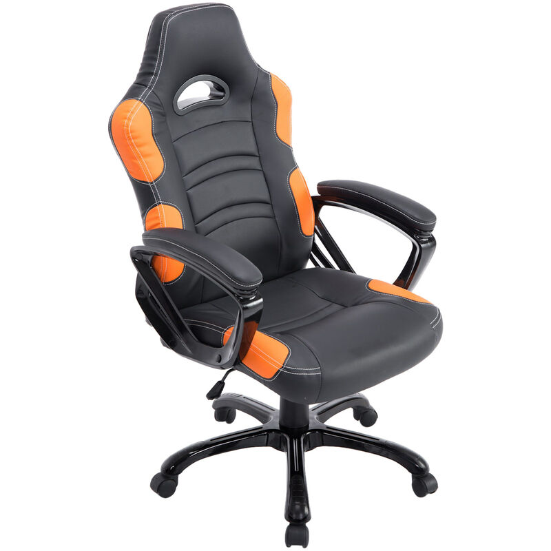 

CLP - Silla Racing Ricardo XL en Cuero PU Negro/naranja