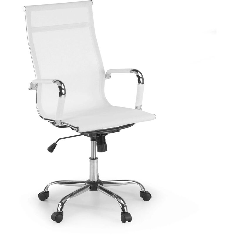 

Silla de oficina Spirit,marco de acero,respaldo alto red blanco - blanco