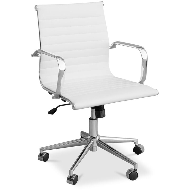 

Silla de Oficina T17 - Polipiel y metal - Ruedas Blanco