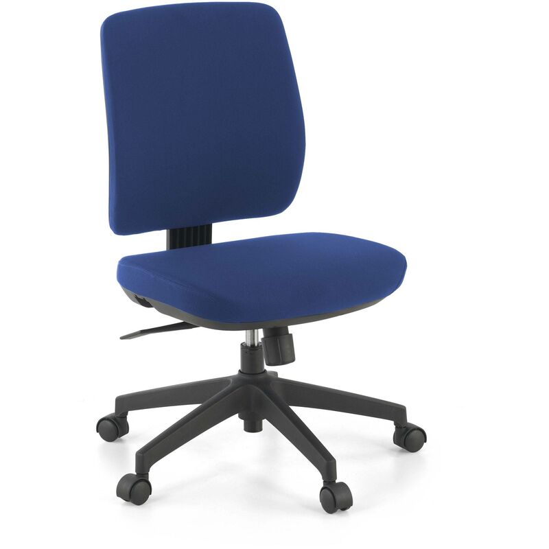 

Silla de oficina Wind respaldo bajo tejido azul - azul