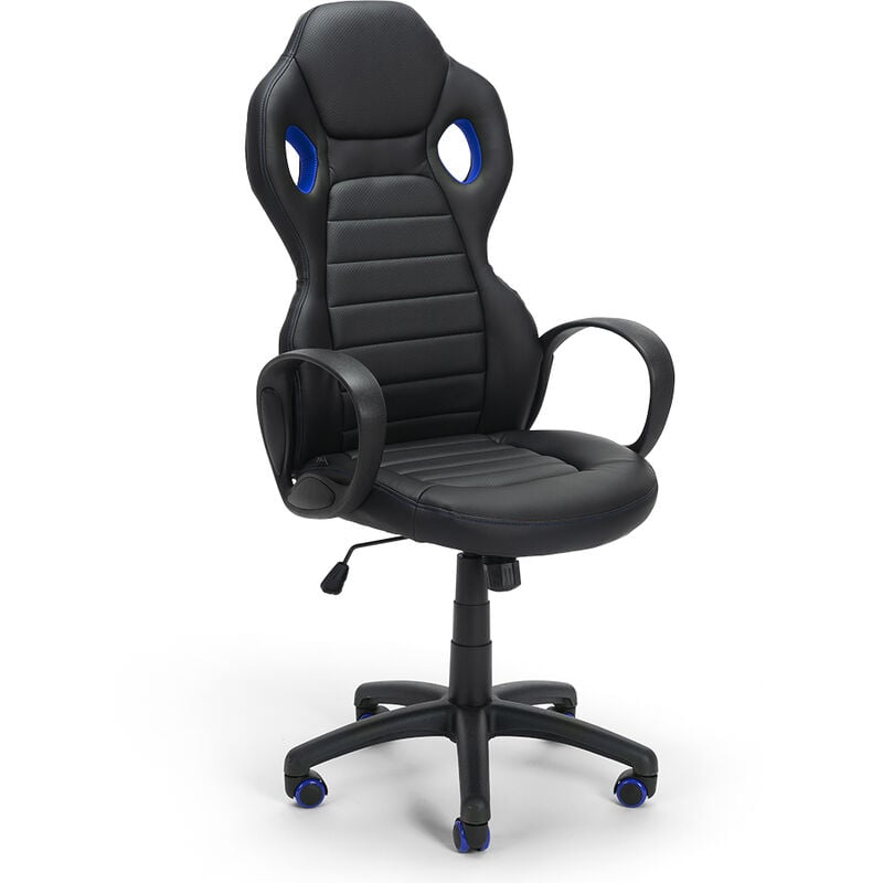

Franchi Bürosessel - Silla de polipiel ergonómica de oficina con diseño deportivo Racer GpSky